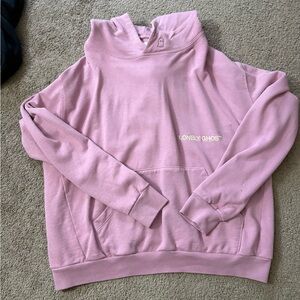 Pink lonely, ghost hoodie
